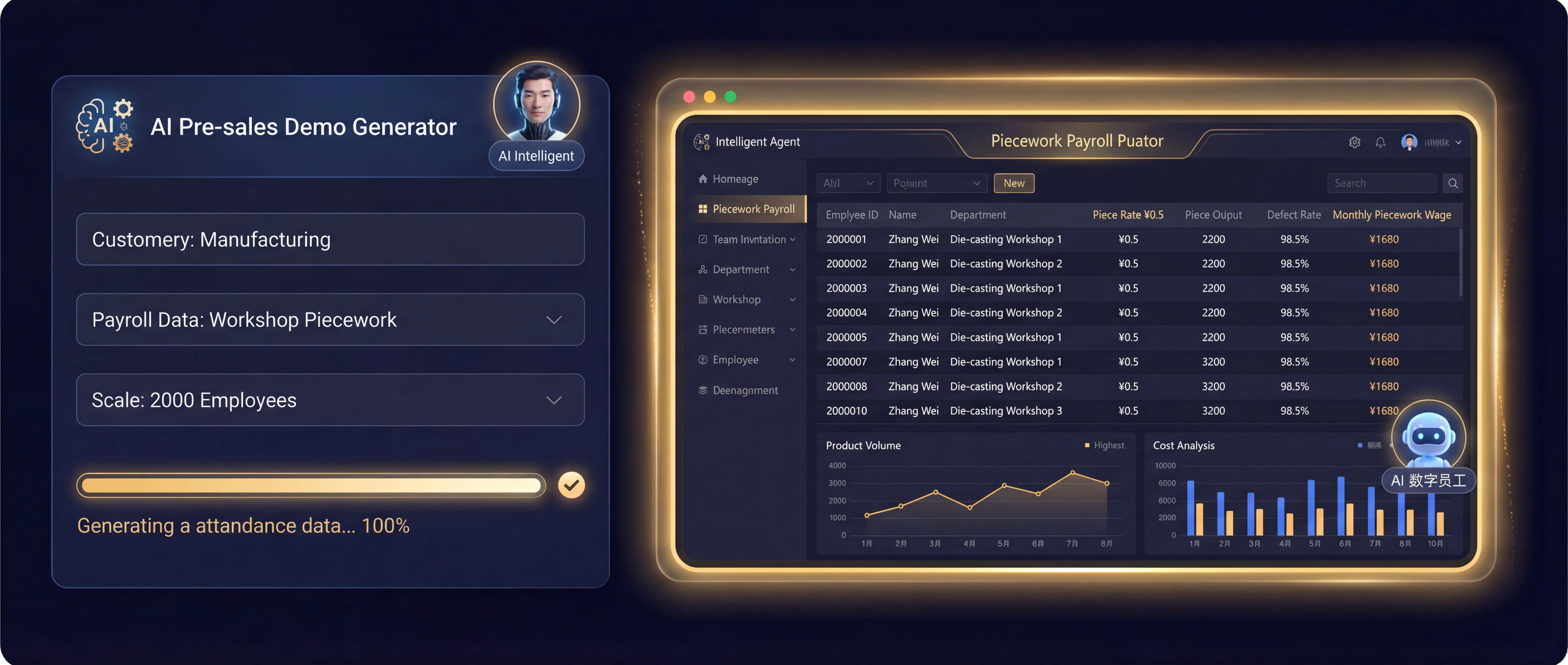 Custom demo environment